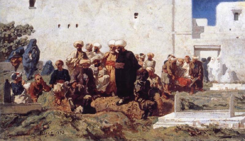 Moroccan Burial, Eugene Fromentin